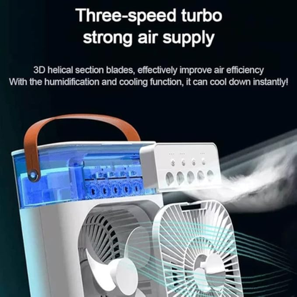 Mini Enfriador de Aire Con Difusor de Agua